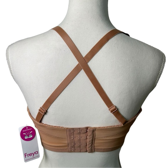 FREYA IDOL ALLURE full figure 34J convertible underwire strapless multiway bra - Picture 5 of 12